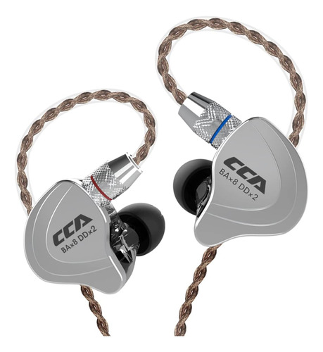 Cca C10 Auriculares Intrauditivos Híbridos, 4ba+1dd Hifi Est