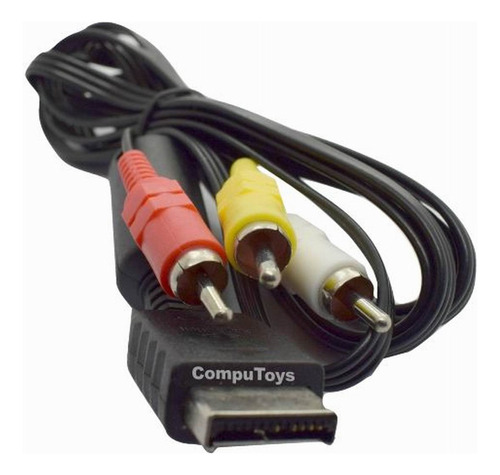 Zpsa15 Cable Para Play 1 Y 2 Rca A/v 1.8 M Computoys