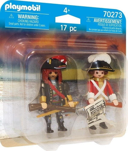 Imagen 1 de 5 de Playmobil Duo Pack 70273 Pirata Y Soldado