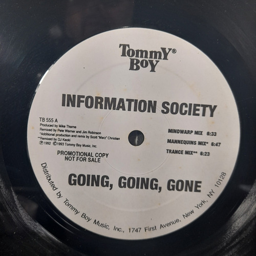 Vinil Lp Information Society Going, Going, Gome Importado