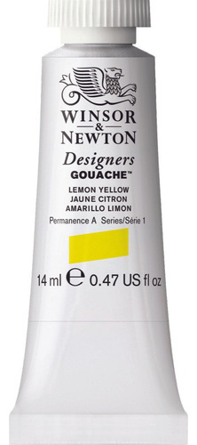 Pintura Gouche Designer #345 Lemon Yellow Winsor & Newton