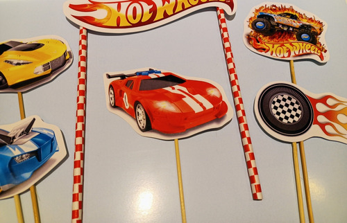 Adorno Torta Hot Wheels Personalizado 