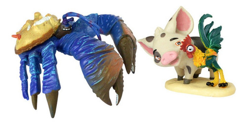 10pcs Princess Moana Figura Modelo Juguete Regalo Para Niños
