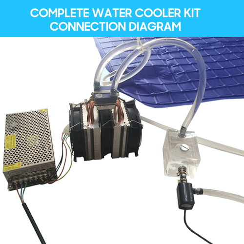 Radiador Cpu, Disipador De 30 Litros Para Acuario, 120 W