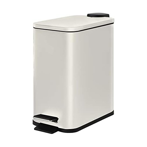 5 Liter / 1.32 Gallon Trash Can With Plastic Inner Buck...