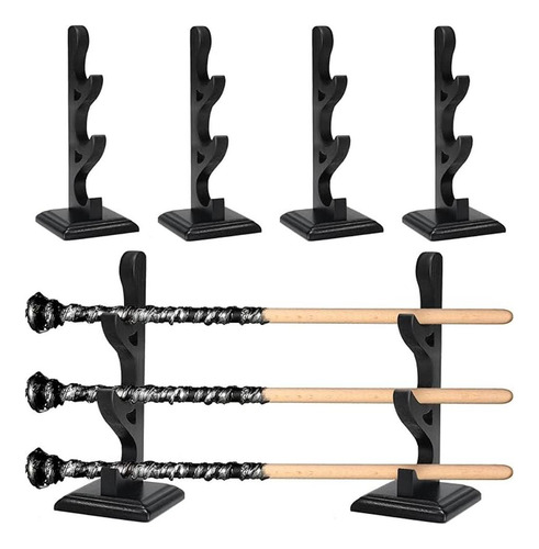 Juego De 2 Soportes Para Varita De Mago De Madera Soporte