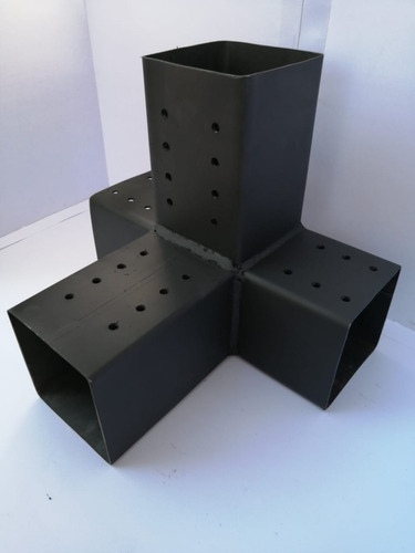 Bases T Para Pergola 3x3 PuLG Ptr Calibre 14 Espesor 2mm