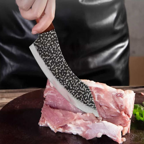 Imagen 3 de 4 de Cuchillo Forjado Xyj Cuchillo Chef Profesional Carnicero