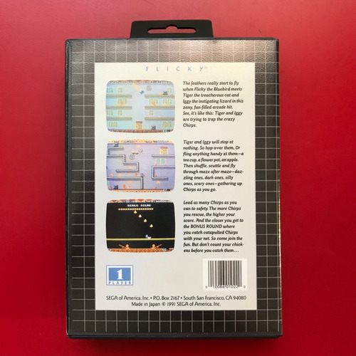 Flicky Sega Genesis (Usado)