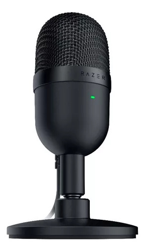 Micrófono Razer Seiren Mini Stream Podcast De Color Negro