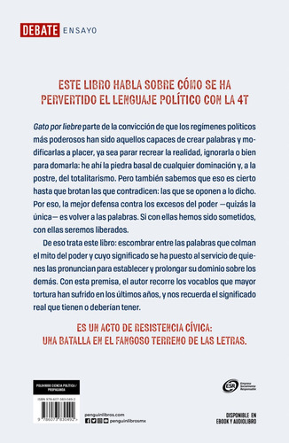 Libro Gato Por Liebre Mauricio Merino Debate 1