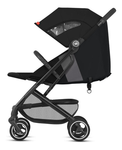 Coche Travel System Qbit Ac Black + Aton B2 + Base
