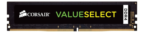 Memoria RAM Value Select gamer color negro 16GB 1 Corsair CMV16GX4M1A2666C18