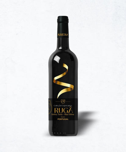 Vinho Ruga Portugues Cap Tinto Suave Leve 750ml Red Wine