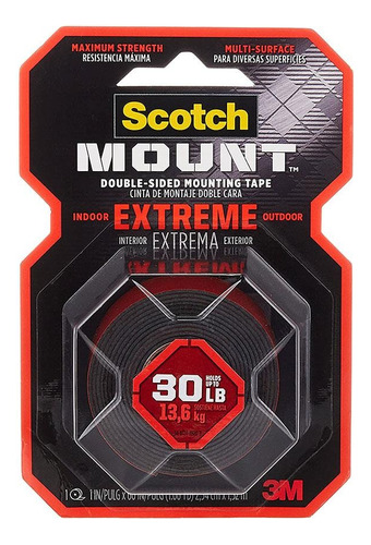 Cinta 3m Bifaz Montaje Scotch Extrem 1.4 M (usa)