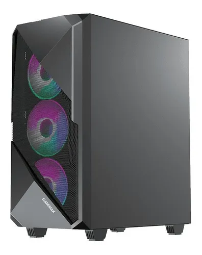 Chasis Caja Gamemax Revolt Gabinete Gaming Rgb Mid Tower Atx