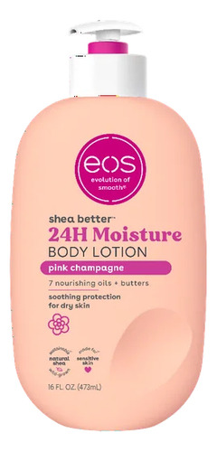Eos Loción Corporal Eos Shea Better Vanilla Cashmere Fragancia Pink Champagne