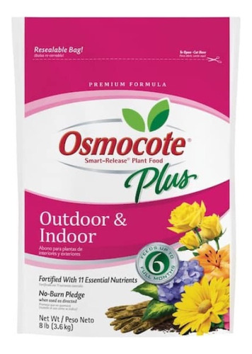 Osmocote Plus Abono Para Plantas De Int. Y Ext. 3.6 Kg 