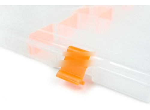 Estojo P/ Iscas Transparente C/ 24 Divisões - Cores