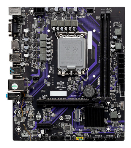 Kit Upgrade Gamer, Intel I5-12400f + H610m + 8gb Ddr4 Cor Preto