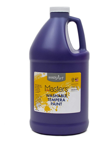 Pintura De Témpera Lavable 1,89 Litros Color Violeta