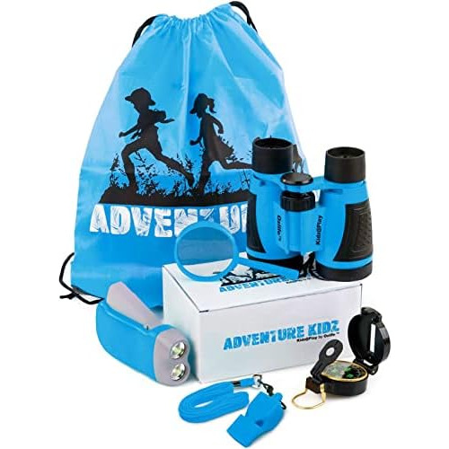 Kit De Exploración Al Aire Libre Adventure Kidz, Binoc...