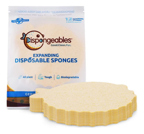 Dispongeables® Esponjas De Cocina Expandibles Biodesechabl.