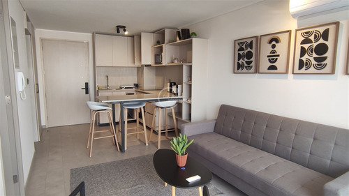 1 Dorm Amoblado. En Ñuñoa