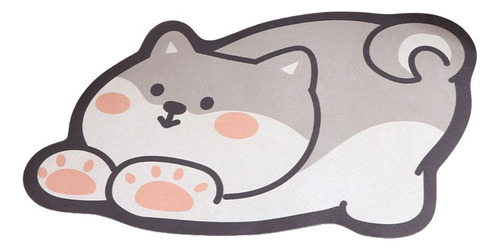 Alfombrita Shiba Inu - Gris 