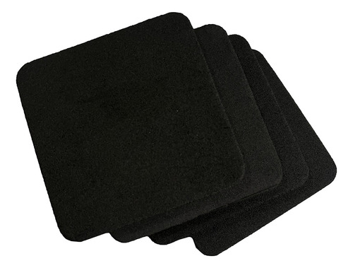 Kit 4 Tapete Para Maquina De Lavar Anti - Vibração Ruido Eva