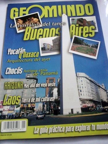 Revista Geomundo Buenos Aires Tango Arizona Laos 1999