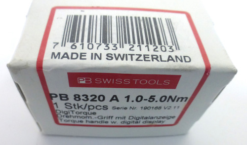Digitorque Screwdrivers Swiss Tools Pb8320a 1.0-5.0 Nm