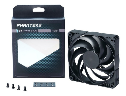 Imagen 5 de 9 de Cooler 120mm Phanteks Pwm 4 Pines Alta Presion Ph-f120sk_bbk