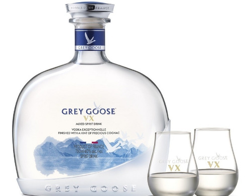 Imagen 7 de 9 de Grey Goose Vx Vodka Excepcional Con Cognac 1000ml En Estuche