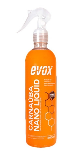 Imagem 1 de 1 de Cera Liquida Premium Carnaúba Nano Liquid 500ml - Evox