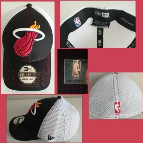 Gorra New Era Original  9fifty Visera Plana Miami Heats