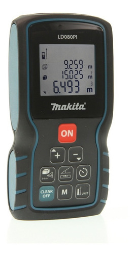 Medidor Distancia - Área Láser 80m Makita Ld080pi