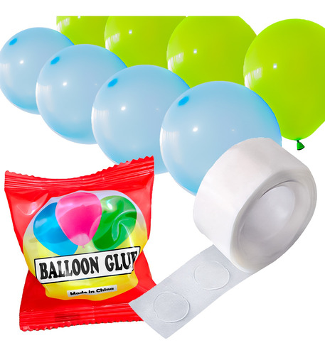 Pegamento Para Globos Tipo Gota De Silicona 300 Unidades