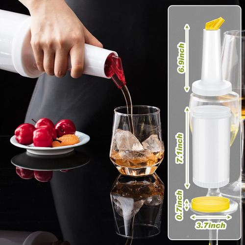 Carrito De Bar Con 6 Botellas De Jugo De Fruta Y Licor Y 12