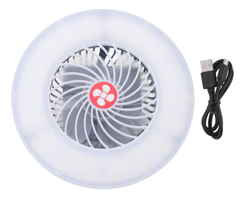 Ventilador De Carga Portátil Usb, Imán Led, Transmisión En V