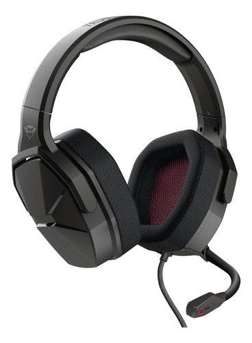 Headset Gamer Trust Gxt 4371 Ward Multiplataforma Preto