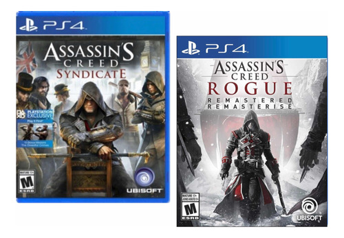 Combo Pack Assassin's Syndicate + Assassin´s Rog Ps4 Nuevos*