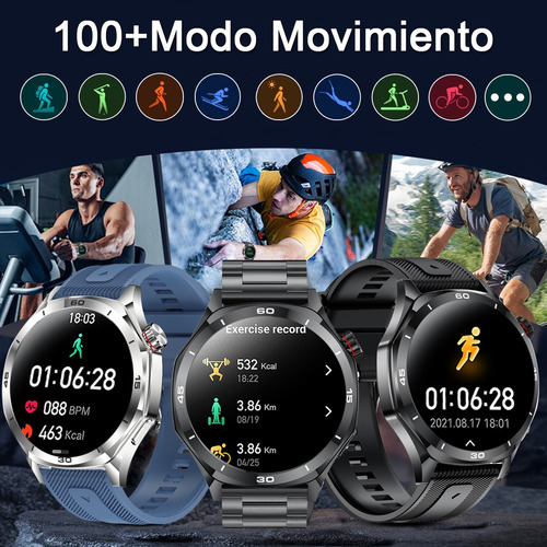 Reloj Inteligente Amoled Bluetooth Llamada Deportivo