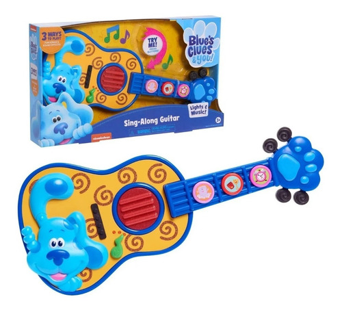 Imagen 3 de 6 de Las Pistas De Blue Guitarra Juguete Con Luz Sonido 49635 Edu