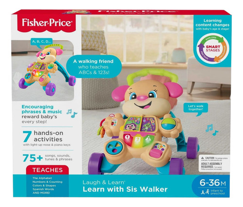 Fisher-price Andador Musical Primeros Pasos Aprende Y Camina