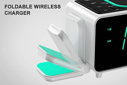 Emerson Radio Smartset Reloj Despertador Radio Fm Con Carga