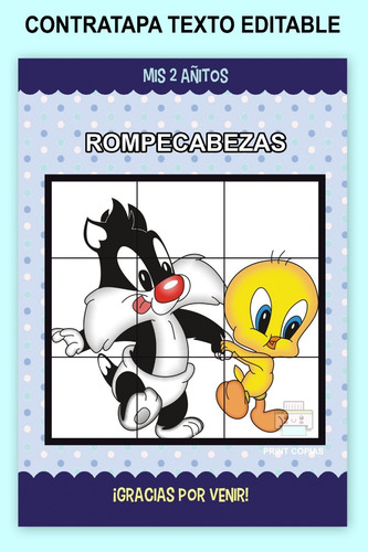 Kit Librito Para Pintar Y Personalizar Baby Looney Tunes