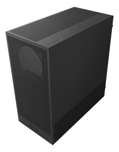 Temperatura del armario para jugadores Nzxt H5 Flow 2024 Vidrio, color medio, negro