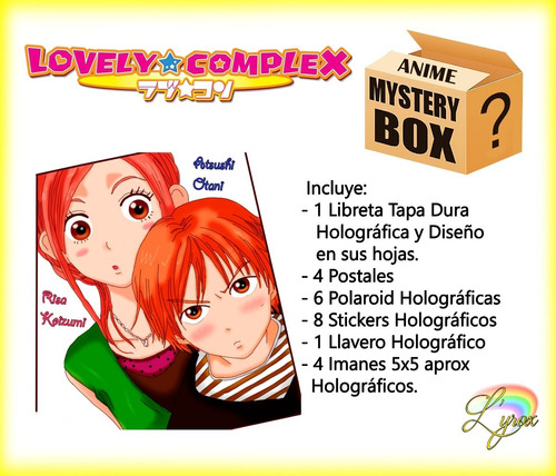 Lovely Complex Mystery Box Caja Misteriosa Anime Manga