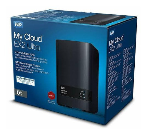 Western Digital My Cloud Ex2 Ultra 1.3ghz Dual Core 1gb Cn 